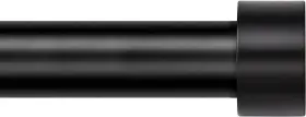 Zeerobee 32-72 Black 1inch Curtain Rods For Windows 32 To 72 Rod Adjustable 1 I