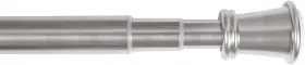 Etr66bn Zenna Home Window Curtain Rod 28 Inch To 66 Brushed Nickel