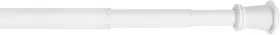 Etr66ww Zenna Home Window Curtain Rod Adjustable 28 Inch To 66 White