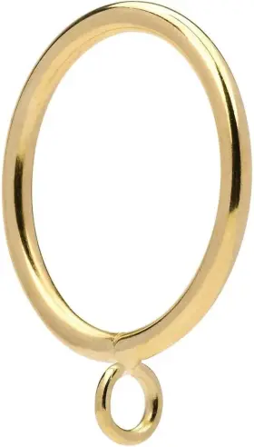 Zhhgttuy 313104815884 24pcs 1.5-inch Inner Diameter Metal Curtain Rings With Eyelets Fits Up To 1 1/4