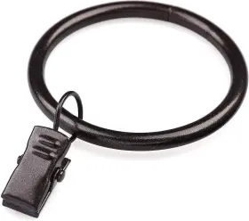 Rof1 Zhhgttuy Curtain Rings With Clips 1.75 Inch Id Fit Up To 1.5 Rod Oil Rubbed Bronze 28pcs