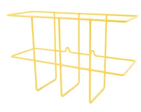 7199 Zing Green Products Wall Mount Wire Basket Sds Binder Holder With Mounti