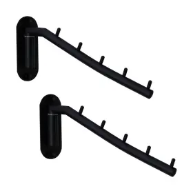 B0878zt3rv Zivisk Pack Of 2 Folding Wall Mounted Clothes Suit Hangers Rack With Swing Arm Sta Inch