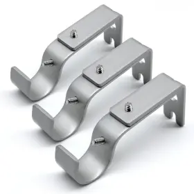 Crh01 Ztlab Curtain Rod Brackets Adjustable 3 Pack Premium For Wall Curtai