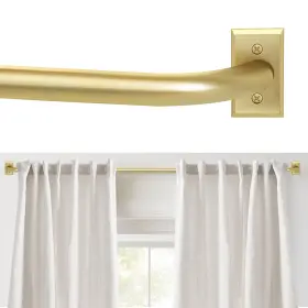 Wg66-184gd-kd Zyrw Blackout Curtain Rod Adjustable Extra Long 66-184ftft Gold