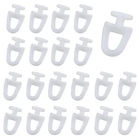 Ctrcgt-11-w60 Zzlzx Curtain Track Rollers 60pcs 11mm/0.43inch Dia White Plastic