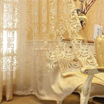 1 Panel European Style Sheer Curtain Grommet Top Luxury Window Screening Curt... New. Price: $29.42.