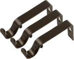 Wall For 3/4 5/8 Curtain Rods, Drapery Brackets, Set Of 3, Bronz New. Price: $16.99.