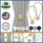Versatile Curtain Tiebacks, 12MM Magnetic Holdbacks Elegant Gift-ready Design New. Price: $8.80.