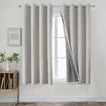 Joydeco Blackout Curtains Inch 42"W X 63"L (pack Of 2), Greyish White New. Price: $28.88.