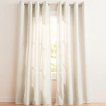 Exclusive Home Loha Linen Grommet Top Curtain Panel Pair, 54"X96", Ivory New. Price: $20.58.