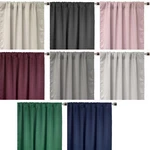 Ycc Linens - Blackout Polyester Curtains With Rod Pockets 2 Panels New. Price: $33.99.