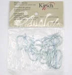 Kirsch Pin On Drapery Hooks 3/8 Heavy Duty J035E.061 Package 14 New. Price: $6.00.