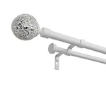 Exclusive Home Curtains ER1024-03 66120 Mosaic Double Rod And Finial ... New. Price: $112.09.