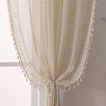 Lace Curtains,boho Crochet For Bedroom Cotton Cafe 45 Inch L... New. Price: $43.72.