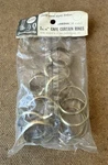 Vintage Sears Roebuck 1-1/4 Cafe Curtain Rings Brass Plated Drapery Hardware New. Price: $15.99.