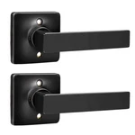 Gobekor 2 Pack Black Half Dummy Door Handles Straight Non-turning Lever New. Price: $30.86.