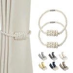 Bel Avenir Magnetic Curtain Tiebacks, Decorative Drapery Holdbacks Modern Woven New. Price: $13.37.
