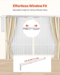 Smart Electric Curtain Track, 71-118 Inch Adjustable Length, Motorized Rod With New. Price: $165.34.