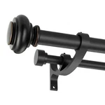 Double Curtain Rods 72 To 144 Inches With Solid Aluminum Alloy Brackets, In... New. Price: $101.89.
