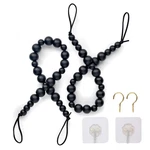New Packaging Black Wooden Farmhouse Beads Boho Shabby Chic Decor Mainevent. Price: $10.00.