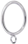 36 Pcs 1.49 Satin Nickel Metal Curtain Rings With Eyelet For 1.25 Rod New. Price: $20.11.