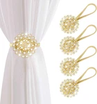 Magnetic Curtain Tiebacks, 4 Pack Crystal Decorative Drapes Cli New. Price: $24.12.