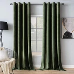 Miulee Velvet Curtains Olive Green Elegant Grommet Thermal Insulated ... New. Price: $30.85.