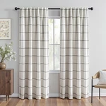 Mysky Home 100% Blackout Plaid Farmhouse Linen Curtains 84 Inch Long For Livi... New. Price: $54.00.