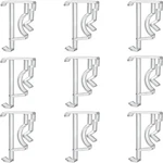 Valance Clips 10PCS 2INCH Clear Plastic Hidden Retainer Holder For Window Blind New. Price: $11.55.