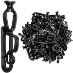 Blulu 25 Pcs Light Clips Hooks Gutter For C9 C7 C6 Roof Black New. Price: $10.43.