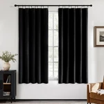 Miulee Velvet Blackout Curtains Inch 40"W X 63"L (pack Of 2), New. Price: $53.89.