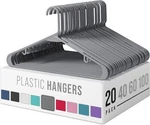Plastic Clothes Hangers 20 Pack Heavy Duty Durable Coat Lightweight Space Saving New. Price: $20.99.