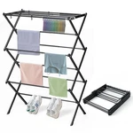 Keinggcopr Indoor Foldable Clothes Drying Rack 40X28.8X14.2 Black Space Saving New. Price: $60.90.