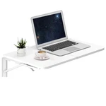 Teamix Wall Mounted Folding Table White Floating Desk Small Space Laundry Shelf New. Price: $90.33.