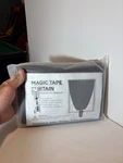 Magic Tape Curtain Blackout Panel Gray 54X42 Polyester Rod Pocket Modern New. Price: $15.00.