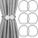 Melaluxe 6 Pack Magnetic Curtain Tiebacks, Decorative Holdbacks For Wind New. Price: $20.31.