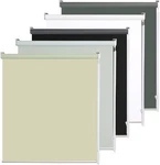 Allbright Blackout Roller Shades For Windows, Wand Control Blinds, New. Price: $37.79.