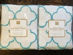 Pottery Barn Lucky Clover Embroidered Blackout Curtains Drapes Beach Decor Teen New. Price: $189.95.