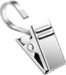 Teenitor 25 Pack Curtain Clips For Hanging Stainless Steel New. Price: $9.34.