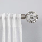 1" Curtain Rod & Coordinating Finial Set, Adjustable 36-72" Exclusive Home Ogee New. Price: $24.99.