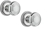 Nostalgic Warehouse Rope Rosette With Deco Knob, Passage - 2.375", Bright Chrome Open. Price: $69.99.