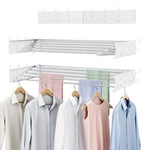 Szjoybet Laundry Drying Rack Collapsible Wall Mounted Clothes - New. Price: $106.83.