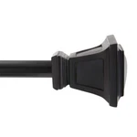 Kenney Seville 5 Matte Black Decorative Curtain Rod 28 To 48 Inches New. Price: $19.69.