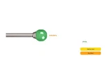 Amazon Basics Kids 5/8 Inch Curtain Rod With Round Finials Kelly Green New. Price: $16.15.
