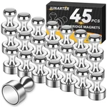 Junarter 45 Pack Magnetic Push Pins, Silver Strong (standard), New. Price: $18.98.