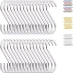 Evanda Hooks For Hanging Pack Of 30, Heavy Duty Stainless Steel Metal Mutil Pu New. Price: $10.74.