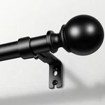 Zeerobee Curtain Rods For Windows 48 To 84, 1 Inch Adjustable Heavy Duty Blac... New. Price: $27.69.