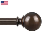 Kamanina Bronze Curtain Rods For Windows 72 To 144 Inches Long 32 New. Price: $49.22.