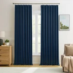 Navy Thermal Blackout Curtains 72X95 - Panels For Bedroom/living New. Price: $136.99.